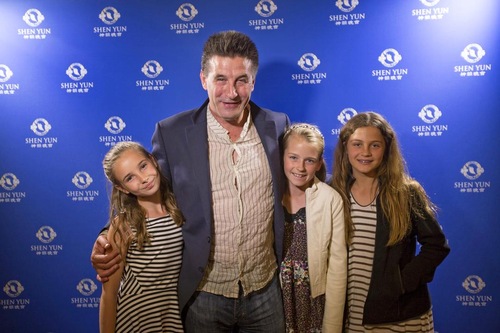 Film actor and producer William Baldwin, also third of the Baldwin brothers, with daughter Brooke (left) and two of her friends at the Granada Theatre in Santa Barbara on April 30.