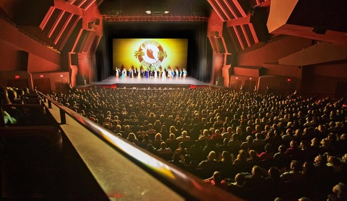 Shen Yun performance at the Segerstrom Center for the Arts in Costa Mesa, CA on April 13.