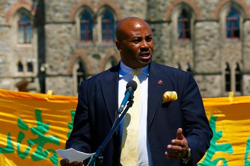 Senator Don Meredith said in the interview at the event that the principles of Truthfulness-Compassion-Forbearance, “Are values that we share in Canada, and I think it’s important that we don’t allow any outside influence to take those values such as compassion away from us.”