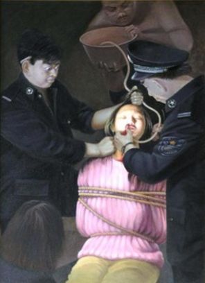 Torture illustration: Force-feeding