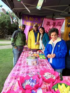 Shubham Katiyar (left) signed the petition to support practitioners' peaceful resistance.