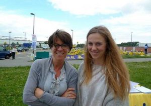 Ingrid (left) and Stephanie