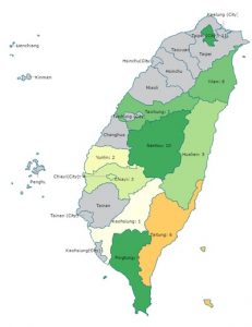 Local councils that have passed resolutions supporting the lawsuits against Jiang.