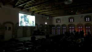 The screening of the documentary film Transcending Fear - The Story of Gao Zhisheng.  Locals of Lesvos, Greece had an opportunity to watch the film.