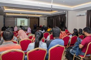 Documentary film Human Harvest shown in Batam, Indonesia.