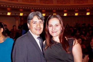 Nihan Chiquinquira, program manager for Nature’s Bounty, and husband Alvaro Chiquinquira.