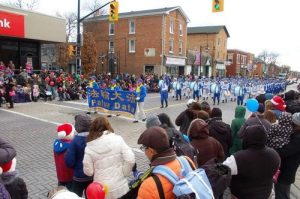 Tian Guo Marching Band participated in the Markham parade on November 26, 2016.