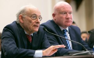 David Matas (left) and Ethan Gutmann (right) testify at a hearing titled “Organ harvesting: An examination of a brutal practice” held by the U.S. House Committee on Foreign Affairs on June 23, 2016.