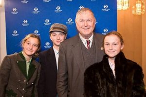 Dana Rohrabacher, U.S. Representative for California, with his children at the Shen Yun performance in Washington, D.C. on January 17, 2017