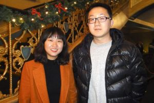 Ms. Zhang and Mr. Liu at the Detroit Opera House on December 23, 2016