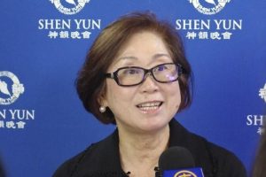 Yuriko Takeyama, former member of the House of Representatives of Japan, at the Bunkyo Civic Hall on January 30, 2017.