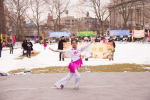 Dance by one young practitioner.