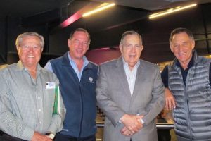 Banker Sergio Garcia Robles Gil (second to left) brought his friends to the Shen Yun performance in Monterrey, Mexico on March 17.