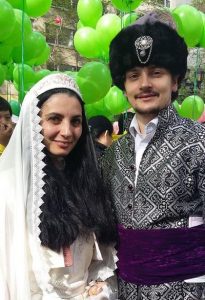 Alex Nimenko from Ukraine and his wife Armina from Romania.