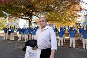 Brian Delamere appreciates Falun Dafa's principles of Truthfulness-Compassion-Forbearance.