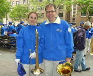 Nina Hamrle and her husband Alex Hamrle.